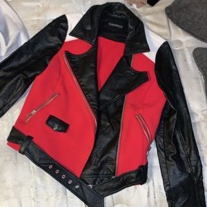 Express leather jacket